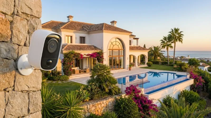 Video surveillance camera with ip